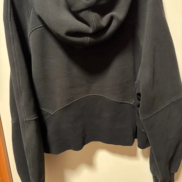 Lululemon Scuba Oversized Half-Zip Hoodie Black Size XL/XXL - Picture 11 of 11